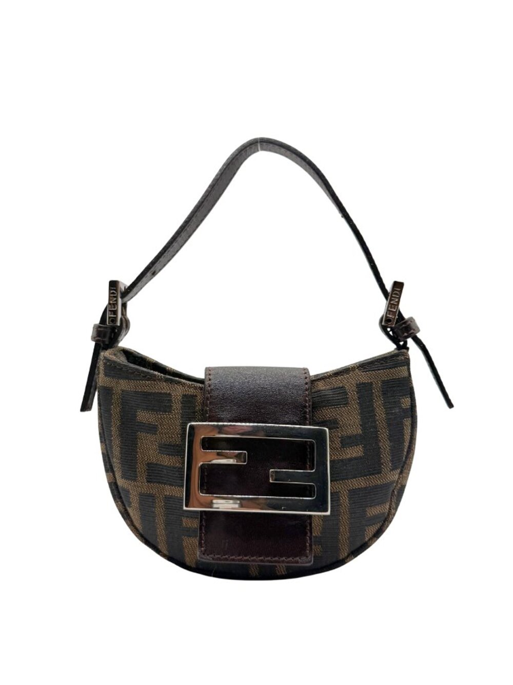 Vintage FENDI Zucca Mini Croissant